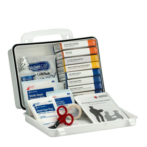 16 Unit Truckers First Aid Kit, Plastic Case