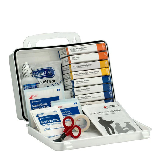 16 Unit Truckers First Aid Kit, Plastic Case
