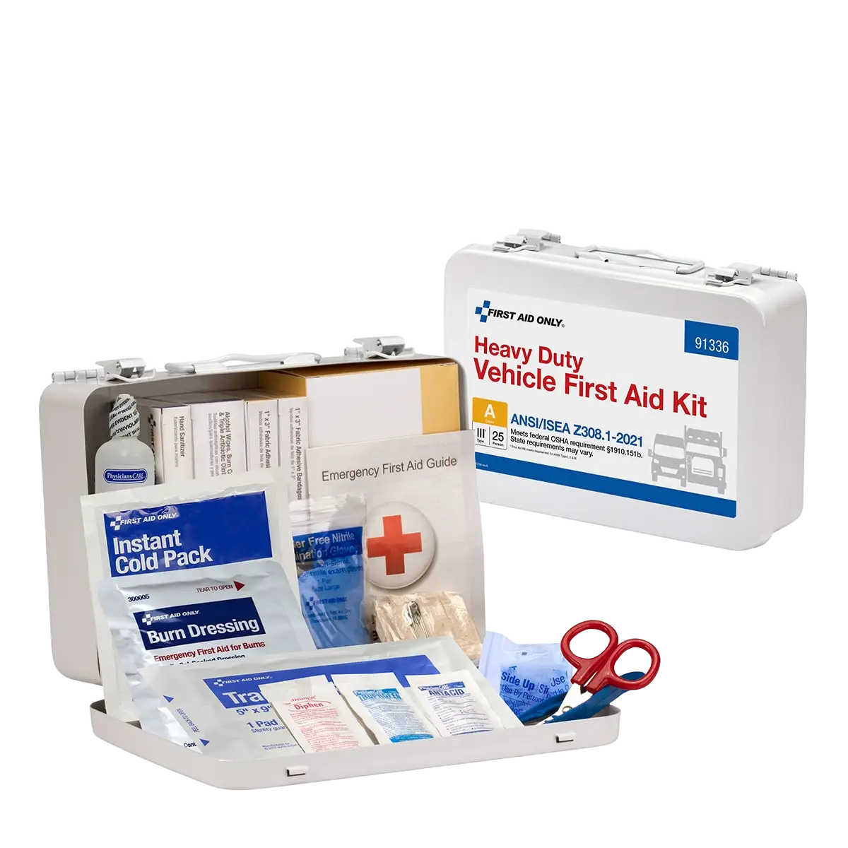 first aid kit, safety supplies, emergency response kit, first aid kit for vehicle