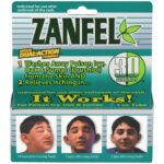 Box of Zanfel itch removal wash with images of a child relieved from itching.