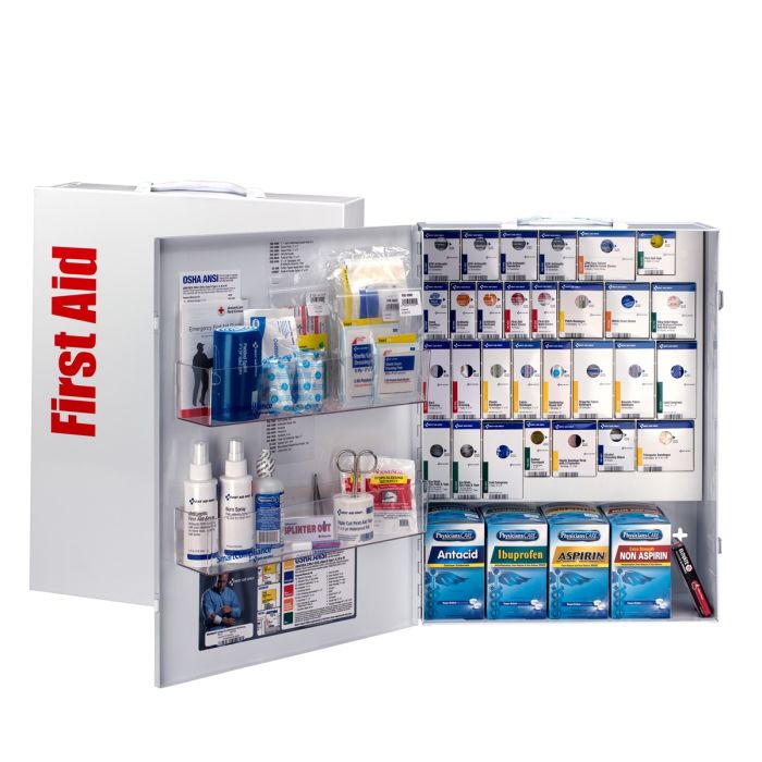 first aid kit restocking, OSHA first aid supply checklist, first aid kit expiration, workplace first aid refills