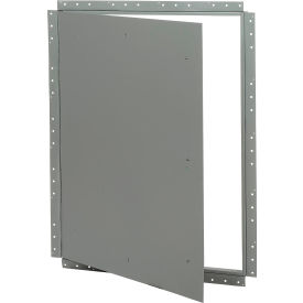 Metal access panel with open door.