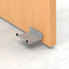 Door foot pull handle on floor.