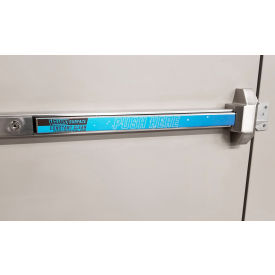 Push bar on a door.