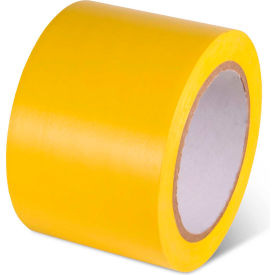 Yellow roll of adhesive tape isolated.