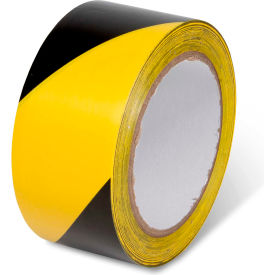 Yellow and black roll of tape.