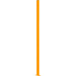 Global Industrial™ Machinery Wire Fence Partition Connecting Post Yellow