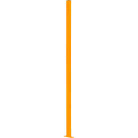 Global Industrial™ Machinery Wire Fence Partition Connecting Post Yellow