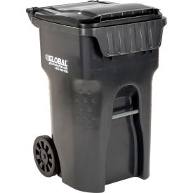 Global Industrial™ Mobile Trash Container 65 Gallon Gray