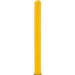 Global Industrial™ Smooth Bollard Post Sleeve 4"" HDPE Dome Top Yellow