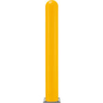 Global Industrial™ Smooth Bollard Post Sleeve 6"" HDPE Dome Top Yellow