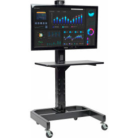 Global Industrial™ LCD/Plasma Mobile Workstation Black