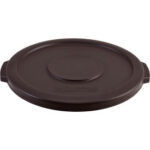 Global Industrial™ Plastic Trash Can Lid 10 Gallon Brown