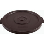 Global Industrial™ Plastic Trash Can Lid 20 Gallon Brown