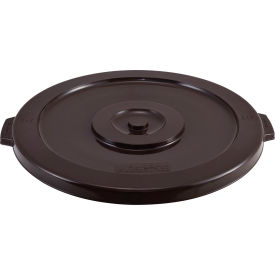 Global Industrial™ Plastic Trash Can Lid 32 Gallon Brown