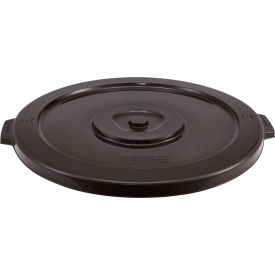 Global Industrial™ Plastic Trash Can Lid 44 Gallon Brown