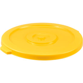 Global Industrial™ Plastic Trash Can Lid - 44 Gallon Yellow