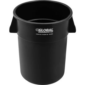 Global Industrial™ Plastic Trash Can - 55 Gallon Black