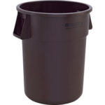 Global Industrial™ Plastic Trash Can 55 Gallon Brown