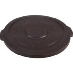 Global Industrial™ Plastic Trash Can Lid 55 Gallon Brown