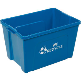 Global Industrial™ Curbside Recycling Bin 18 Gallon Blue