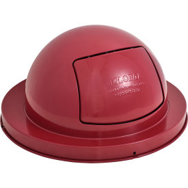 Global Industrial Steel Dome Lid For Mesh Trash Container Red