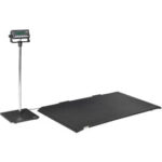 Global Industrial® Digital Floor Scale With LCD Indicator & Stand 2000 lb x 1 lb
