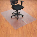 Interion® Office Chair Mat for Hard Floor - 36""W x 48""L - Straight Edge