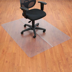 Interion® Office Chair Mat for Hard Floor - 36""W x 48""L - Straight Edge