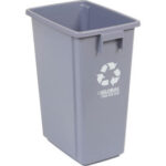 Global Industrial™ Recycling Can 15 Gallon Gray