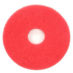Global Industrial™ 13"" Buffing Pad Red 5 Per Case