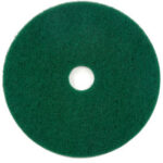 Global Industrial™ 17"" Scrubbing Pad Green 5 Per Case
