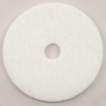 Global Industrial™ 17"" Polishing Pad White 5 Per Case