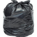 Global Industrial™ Medium Duty Black Trash Bags - 40-45 Gal 0.7 Mil 250 Bags/Case