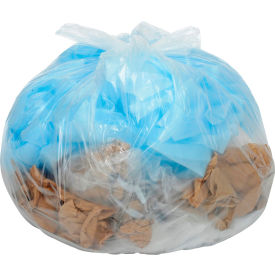 Global Industrial Medium Duty Clear Trash Bags - 40 to 45 Gal 0.75 Mil 100 Bags/Case