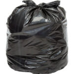 Global Industrial™ Super Duty Trash Bags 55-60 Gal 1.5 Mil Black 100 Bags/Case