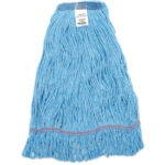 Global Industrial™ Large Blue Looped Mop Head Narrow Band