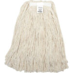 Global Industrial™ 24 oz. Cotton Cut-End Mop Head 4Ply Narrow Band