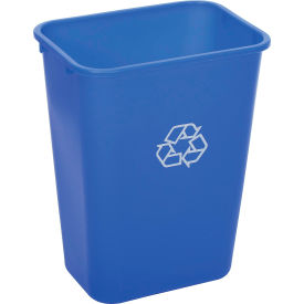 Global Industrial™ Deskside Recycling Wastebasket 10-5/16 Gallon Blue
