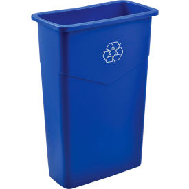 Global Industrial™ Slim Recycling Can 23 Gallon Recycling Blue