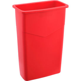 Global Industrial™ Slim Trash Can 23 Gallon Red
