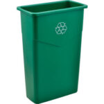 Global Industrial™ Slim Recycling Can 23 Gallon Recycling Green