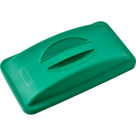 Global Industrial Solid Lid w/Handle Green