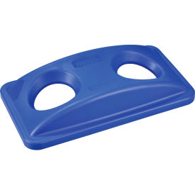 Global Industrial Bottles & Cans Recycling Lid Blue