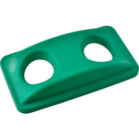 Global Industrial™ Bottles & Cans Recycling Lid Green