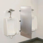 Global Industrial™ Bathroom Stainless Steel Urinal Screen 24 x 42