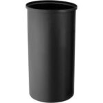 Global Industrial™ Rigid Plastic Liner For Aluminum Trash Can 35 Gallon Black