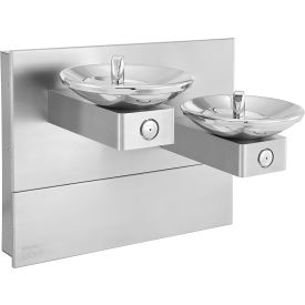 Global Industrial™ In-Wall Bi-Level Drinking Fountain Filtered Stainless Steel