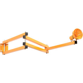 Global Industrial™ Triple Arm Dock Light Screw-In Base 90"" Reach Par38 Bulb Compatible