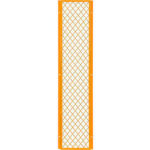 Global Industrial™ Machinery Wire Fence Partition Panel 1'W Yellow